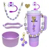 Botella de Agua Térmica Stanley Tapón Antipolvo Taza con Popote Tapa de Taza Correa de Mano Cordón para Botella de Agua Múltiples Estilos Versátiles Set