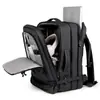 Mochila expansível masculina para atacado transfronteiriço para viagens de negócios e viagens de negócios, mochila estilosa de grande capacidade, bolsa para laptop 16 polegadas