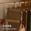 Perchero de Madera para Pantalones para Tienda de Ropa, Uso Doméstico, Colgador Fuerte sin Marcas para Faldas y Pantalones, Clip Antideslizante para Faldas, Percha de Madera con Clips para Ropa Hanfu
