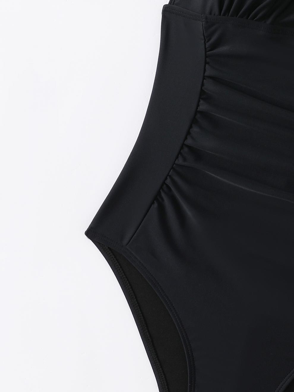 商品详情图_2025欧美性感连体泳装女亚马逊泳衣遮肚游泳衣跨