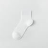 Calcetines de Verano para Mujer Ultra-Delgados de Seda de Morera Malla Fresca de Lyocell Blancos Casuales Sin Costuras