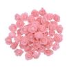 Cabeça de flor rosa de espuma de 3,5cm flor rosa de espuma flor falsa arco de casamento com flor caixa de doces acessórios de decoração