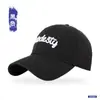 Gorra de Béisbol de Algodón Puro para Todas las Estaciones con Bordado de Letras para Hombres, Gorra Versátil Estilo Coreano para Mujeres, Sombrero Deportivo con Protección Solar