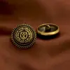 Botones Metálicos Estilo Británico Retro Corona Doble León para Abrigos, Gabardinas y Trajes, Botones Metálicos al por Mayor desde Fabricante
