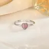 Anillo Popular Exquisito de Piedra Preciosa Ultra Brillante Nicho Lujo Ligero Personalizado para Mujer Abierto Ajustable Anillo de Gama Alta Venta al por Mayor