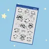 Adesivos de Diário de Personagem de Menina de Verão Retrô Coreana Populares Transfronteiriços Estilo Coreano Ins Cartão Goo Adesivos Criativos DIY