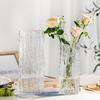 Vaso de Vidro com Pedra e Padrão de Árvore Minimalista, Ornamento de Decoração para Mesa de Casa, Adequado para Flores Frescas, Flores Secas e Arranjos Florais Hidropônicos