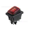 Interruptor basculante Kcd4-16A Plateado Impermeable Punto de Plata Estándar Americano ETL 6 Pines Interruptor basculante Interruptor de Control para Electrodomésticos de Cocina