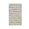 Champagne cor unha jóias de diamante tridimensional em forma de diamante outono e inverno flash all-match branco grande torto coração machado acessórios do prego