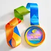 Placas de Cristal Coloridas para Eventos Esportivos Escolares, Medalhas de Honra para Primeiro, Segundo e Terceiro Lugar, Artesanato de Presente para Premiação de Competição Esportiva Estudantil