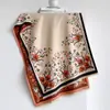 Nuevo Chal Jacquard Floral Otoño/Invierno 2026 para Mujer, Bufanda Gruesa Cálida de Imitación Cachemir, Elegante Chal Versátil Calentador de Cuello