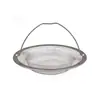 Filtro de lavabo, colador de embudo de acero inoxidable, cesta para lavabo, cesta de drenaje para eliminación de cabello en la salida del desagüe