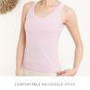 Camiseta básica de fondo para mujer, chaleco, se puede usar por fuera, hilo transpirable, chaleco sexy, chaleco delgado de alta elasticidad