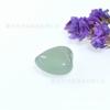 Piedra de ágata de cristal natural de 20 mm, adornos de amor, piedra desnuda en forma de corazón no porosa, decoración de joyas, accesorios de corazón