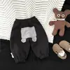 Pantalones de Polar Forrados para Bebé, Talla Grande de Polipropileno, Otoño e Invierno, Estilo Patchwork, Joggers Engrosados, Para Niños Pequeños, Calientes, Versátiles, Pantalones Harem
