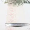Tanglong Fresco e Simples Cluster Floral de Primavera Renda Bordada Leve Acabamento de Renda Bainha de Saia Tira para Cabelo Acessório de Cabelo Material de Acabamento em Renda
