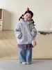 Chaqueta de Algodón con Capucha y Forro Polar para Niñas Ropa de Invierno Ropa de Algodón para Niños 2026 Nueva Chaqueta Acolchada para Bebé Otoño Invierno
