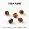 Jingde Jewelry Pedra Natural Formato de Diamante Contas Soltas Pedra Olho de Tigre Acessórios para Pulseira de Miçangas DIY Fabricante Em Estoque Atacado