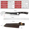 Cuchillo de Corte de Acero Inoxidable, Cimitarra Pequeña Martillada Forjada, Cuchillo de Hueso Hecho a Mano para Exteriores, Cuchillo de Cocina Transfronterizo Profesional para Sacrificio