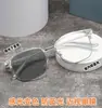 Nuevas Gafas Fotocromáticas Semi-Rimless Estilo Ceja Anti Luz Azul, Alta Definición, Armazones de Moda para Hombre, Anti Luz Azul