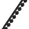 Processamento e Personalização de Acessórios de Renda Preto e Branco Solúveis em Água 1,2cm Acessórios para Roupas Vestidos Acessórios de Renda para Saias