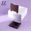 Paleta de sombras mini de un solo color con cierre cuadrado en stock, paleta de colorete, material de embalaje de caja vacía de plástico