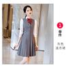 Roupas de Trabalho de Professores Outono e Inverno Roupas de Professores de Jardim de Infância Terno Profissional Roupas para Entrevista de Professores Roupas Femininas Estilo Britânico Escola de Arte Diversão