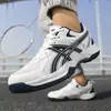 Zapatillas Profesionales de Bádminton Transpirables de Malla Resistentes al Desgaste y Amortiguadoras para Hombres y Mujeres, Zapatillas Deportivas Versátiles Ultraligeras Antideslizantes para Parejas