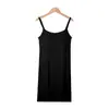 Camisola de Modal para Mujer de Longitud Media con Copas Integradas y Vestido Interior Integrado, Camisola Pijama para Mujer