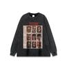 Camiseta masculina estampada de manga curta paródia de moda nacional moda casal marca hip hop americano oversized solta vintage top tee