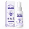 Spray de Higiene Oral para Cães e Gatos Universal Tartar Refrescante Limpeza Hálito Fresco Cuidado com o Odor Spray