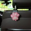 Gancho de Carro Criativo com Strass Desenho de Pata de Gato Gancho para Banco Traseiro do Carro Cabide para Carro Gancho Decorativo Multifuncional para Armazenamento no Interior do Carro