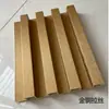 Painel de treliça de bambu e madeira Painel da Grande Muralha Divisória de grade para parede de fundo de TV Teto de varanda Painel de parede de PVC côncavo e convexo
