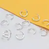 Acessórios de Anel Aberto Galvanizado Anel de Ferro Anel Aberto Banhado a Ouro Acessórios para Pulseira Colar diy Anel Aberto Anel de Prata 20g