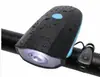 7588 Luz de Bicicleta Bocina de Carga Faro USB Linterna de Carga Multifunción Luz para Ciclismo Nocturno Equipo de Ciclismo
