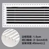 Grelha de Ventilação de Ar Condicionado, Painel de Teto para Ventilação, Tampa de Ventilação de Teto, Tampa de Tela, Defletor