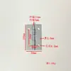 Dobradiça de Ferro Espessada e Reforçada de 2,5 mm Dobradiça de Porta de Ferro Dobradiça de Porta de Correr Dobradiça para Solda Elétrica Dobradiça Dobrável 1,5 Polegada 2 Polegadas 2,5 Polegadas