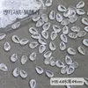 Zircônio Transparente para Nail Art Super Brilhante Mini Tamanho Olho de Cavalo Estrela Coração Fundo Pontiagudo Broca Moldada Broca de Unha Mista Decoração