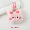 Pingente Pequeno de Animal de Desenho Animado Fofo Boneca de Pelúcia Criativa Chaveiro Bolsa de Menina Acessórios de Pingente da Moda Atacado