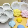 Molde de Silicona de Chocolate con Forma de Concha de Vieira para Macarons Decoración de Pastel Oceánico Mousse Molde para Helado Yeso Vela
