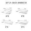 Caja de Almacenamiento de Plástico Transparente para Escritorio Baño Dormitorio Almacenamiento de Cosméticos Oficina Multifuncional Comercio Exterior Venta al por Mayor Transfronteriza