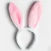 Diadema Popular Transfronteriza de Orejas de Conejo de Peluche para Pascua, Diadema para el Cabello, Fiesta, Discoteca, con Soporte de Alambre, Flexible