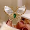 Dongdaemun - Elegante broche de mariposa de alta gama para mujer, 2024, nuevo diseño de nicho, accesorios de ramillete