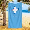 Toalha de Praia com Estampa de Gaivota Transfronteiriça Toalha Esportiva Pássaro Marinho Microfibra Absorvente Estampa Digital Toalha de Banho Grande