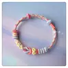 Pulsera Roja de Hilo Tejida a Mano con Flor de Durazno para Mujeres y Hombres, Se Puede Usar con Accesorios de Cuentas de Transferencia Doradas