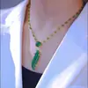 En stock diseño original cintura bella collar de bambú popular en TikTok elegante moda todo-partido cadena de suéter de alta calidad para mujer