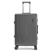 Maleta de aluminio de 26 pulgadas maleta de viaje de 20 pulgadas ruedas universales estudiante maleta resistente duradera maleta con asa extensible de 24 pulgadas