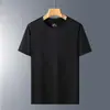 Camiseta de Manga Corta Transpirable de Seda de Hielo Fina de Secado Rápido para Hombre, Top Deportivo de Verano para Fitness, Ropa Casual de Verano, Elástica T