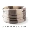 Cachecol de Tricô Feminino 100% Caxemira Pura, Macio e Ceroso, Novo para Outono/Inverno 2025, com Listras Coloridas Combinadas, Simples e Quente para Proteção do Pescoço