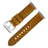 Pulseira de relógio de couro crazy horse quente de comércio exterior para pulseira de couro apple s8/7/6 iWatch pulseira feita à mão